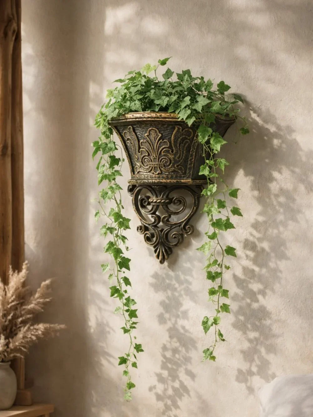 Vintage Burwood Gothic Wall Planter Witchy Whimsigoth